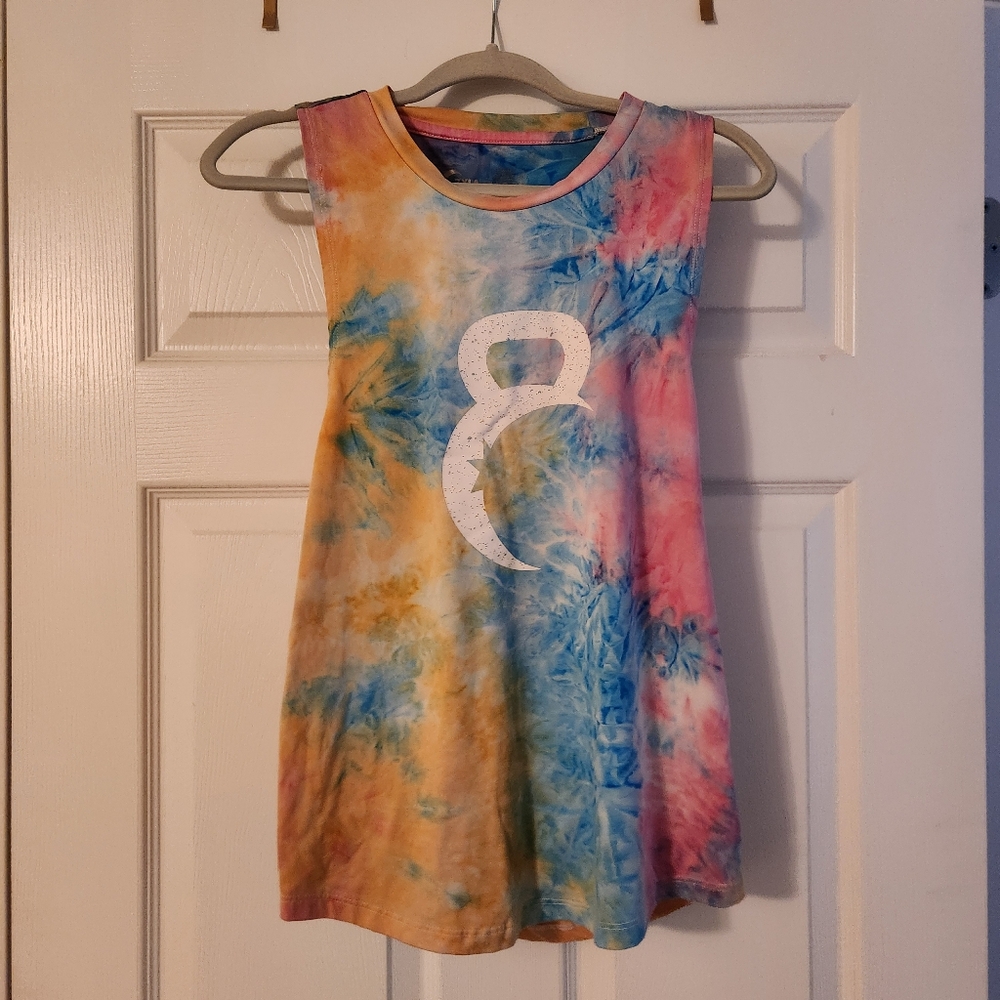 Colorful Tie-Dye Sleeveless Top